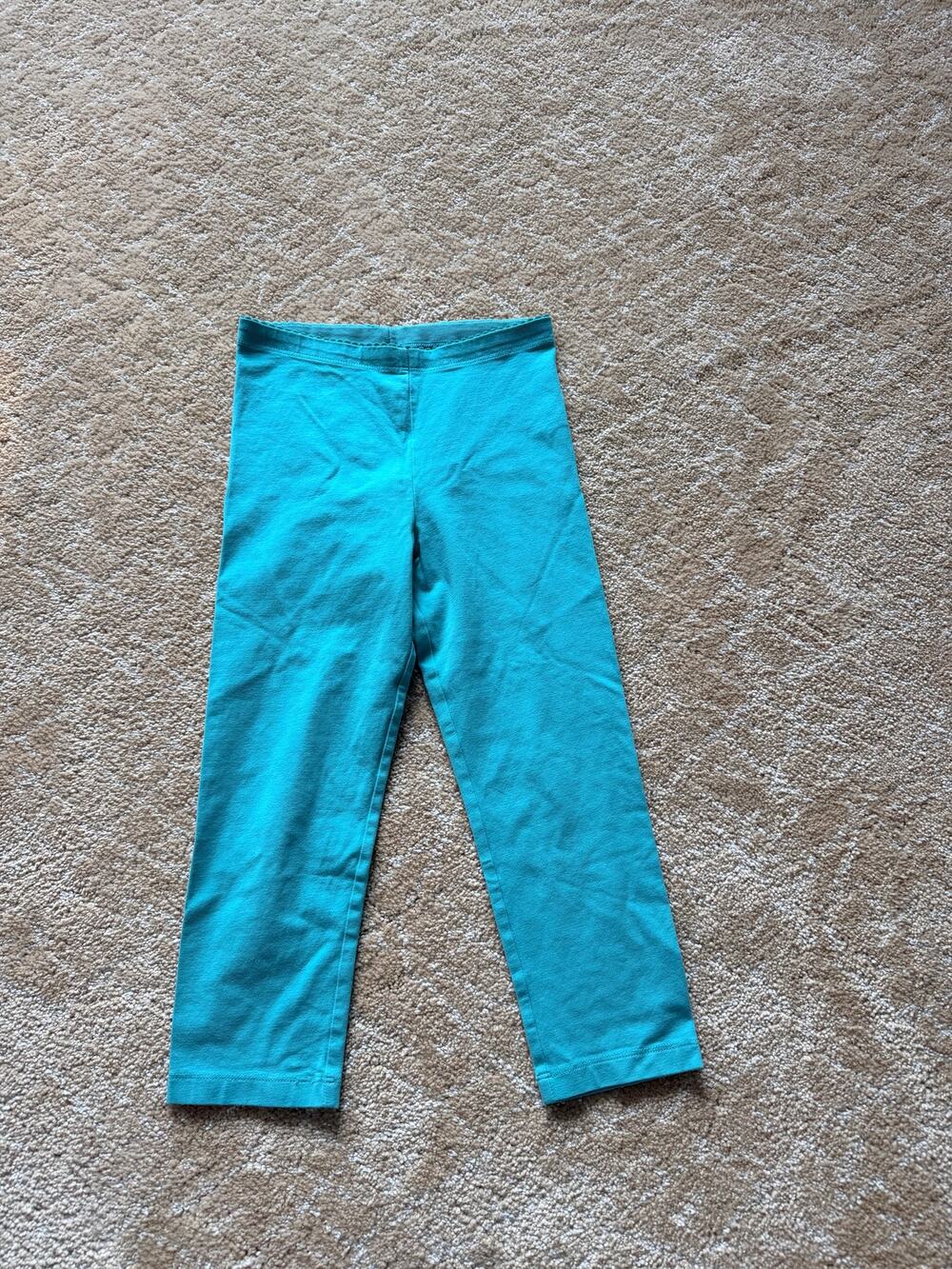 Tea Collection Cropped Teal Leggings - 10